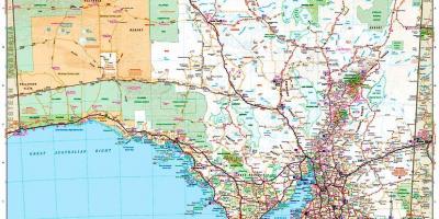 Mapa de Australia del sur