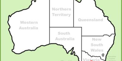 Mapa De Melbourne, Australia