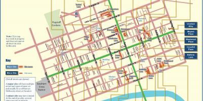 Mapa de calle del arte mapa
