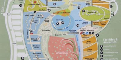 Royal botanic gardens mapa
