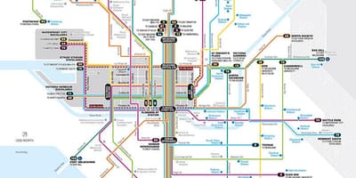 Ptv tranvía mapa