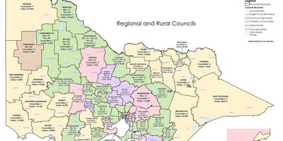 Mapa De Victoria Australia